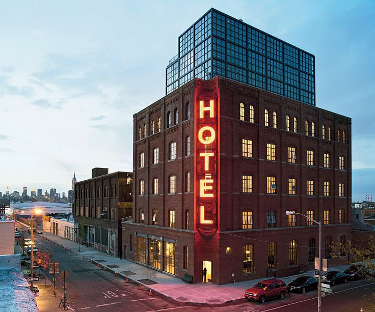 Exterior at night